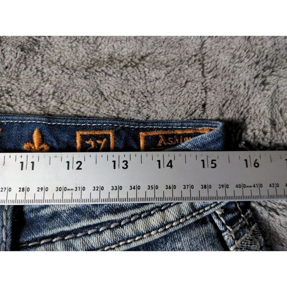 Rock Revival Ashley Easy Capri Women's Size 27, Medium Wash - Picture 4 of 12